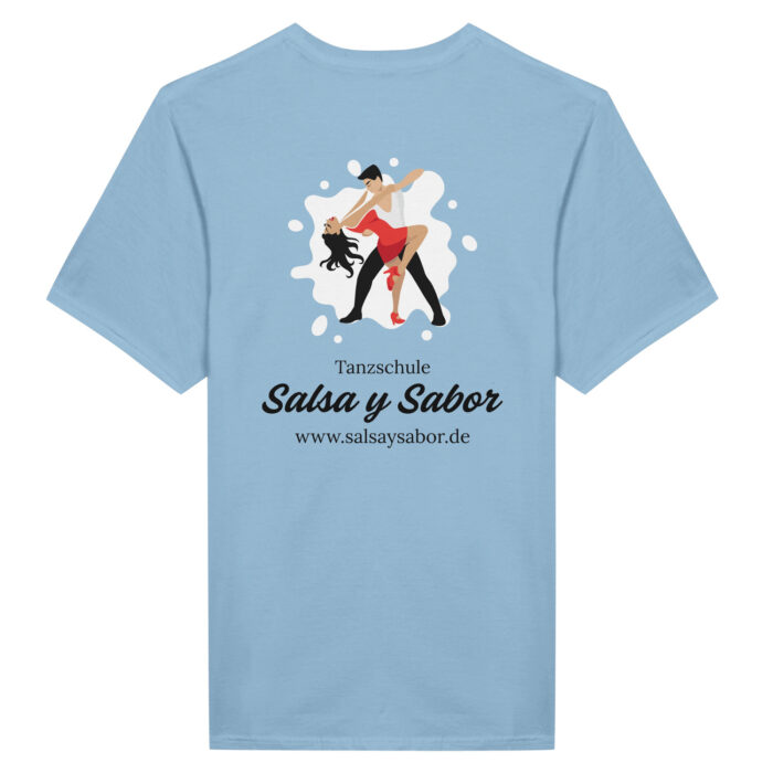 Klassisches Unisex T-Shirt mit Rundhalsausschnitt – Salsa y Sabor Dancewear DW003 – Bild 6